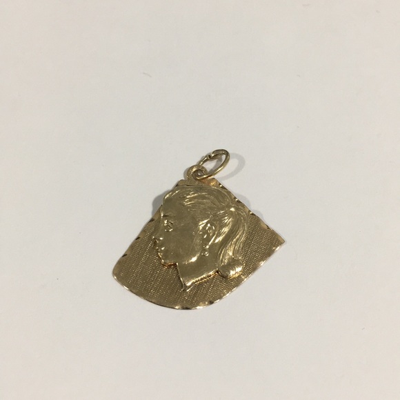 Jewelry - 14k Yellow Gold Girl Charm
